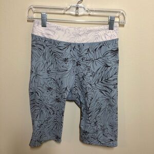 Free people movement bike biker shorts fired up floral color block